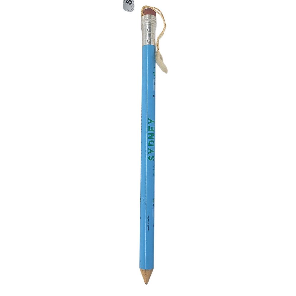 Vintage Giant Jumbo Souvenir Wooden Pencil Sydney Australia 10.5" Tall M2 Japan